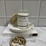 180 ML Transparent Glass Jar wick Cotton Wick- Rs. 1199